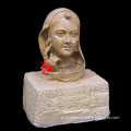 stone indian lady bust statue